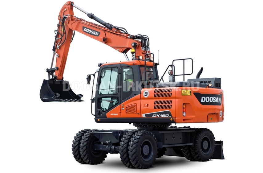 Колесный экскаватор DOOSAN DX 160 W