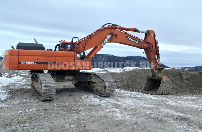 Doosan DX 520 LC в наличии у дилера в Иркутске - лизинг, продажа и запчасти