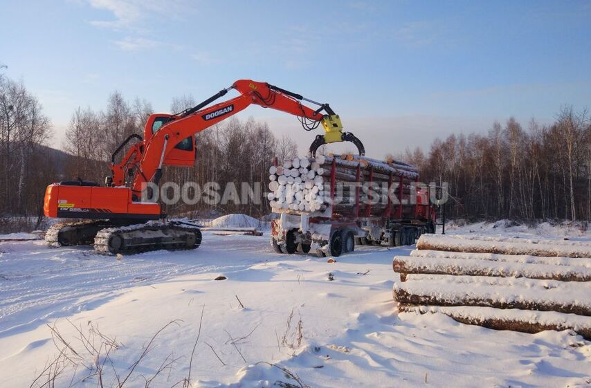 Бревноперегружатель гусеничный DOOSAN DX 225 LCA